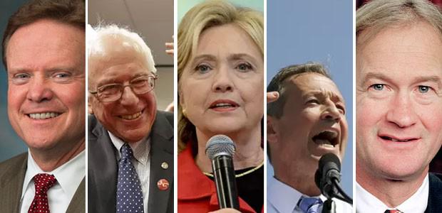 g1's tweet photo. Pré-candidatos democratas participam de debate nesta terça http://t.co/ZFXvTLK5w4 #G1 http://t.co/nwwtfXfvav