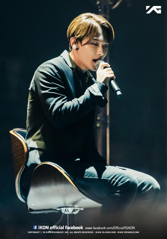 iKON DEBUT CONCERT ‘SHOWTIME’ in Seoul - Bobby, Yunhyeong, Junhoe, Donghyuk (src: facebook.com/OfficialYGiKON)