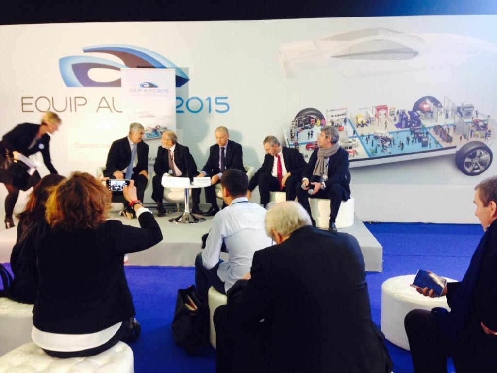 CLCCom's tweet image. #EQUIPAUTO2015 conférence de presse d'ouverture ! C'est parti pour une semaine d'échanges et d'innovation
