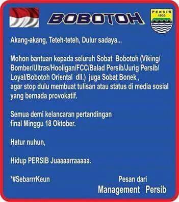 Mangga di aos.. Sakantenan di RT #BIRUkanGBK #PersibJuara