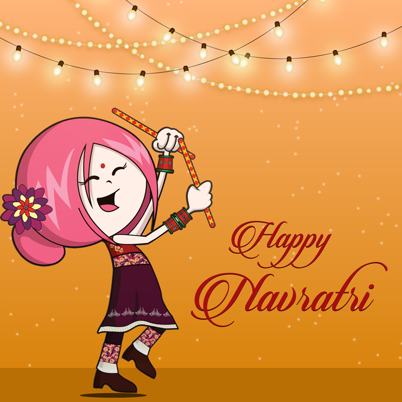 Happy #Navratri KalZ! How many of you are ready to dance in the coming nine days?