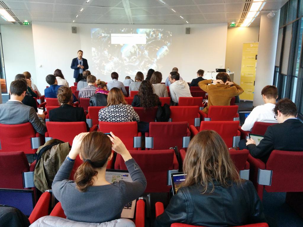 ThomasHerry's tweet photo. C'est parti pour le #BingAds Connect Paris 2015 ! http://t.co/dXOQB56Hqu