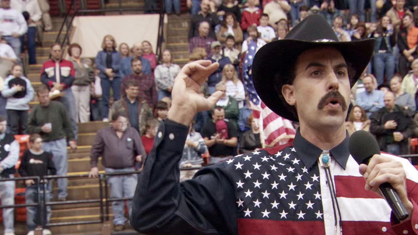 Happy birthday Sacha Baron Cohen, he\s 44 today. Here he is in \Borat\ (2006). 