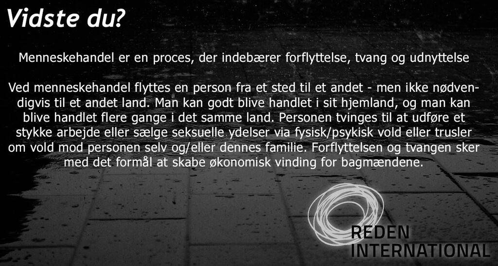 RedenInt's tweet photo. Andel del af Reden Internationals mini-kursus om menneskehandel del 1 #stoptrafficking http://t.co/lNHweuuWI6