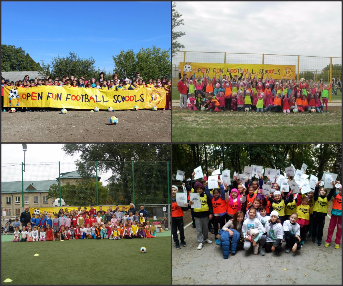 OFFSMoldova's tweet photo. CCPA/OFFS Moldova held the football festivals dedicated the International Day of the Girl Child! http://t.co/J39Qlv09Jr