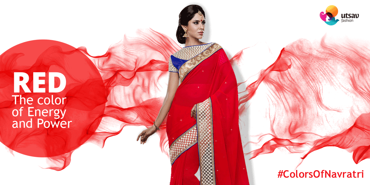 UtsavFashion's tweet photo. Day#1 Participate now in #ColorsOfNavratri &amp; #win an awesome outfit! 
Visit http://t.co/j5II4uVaO6 to participate. http://t.co/bsOUziC8Wh