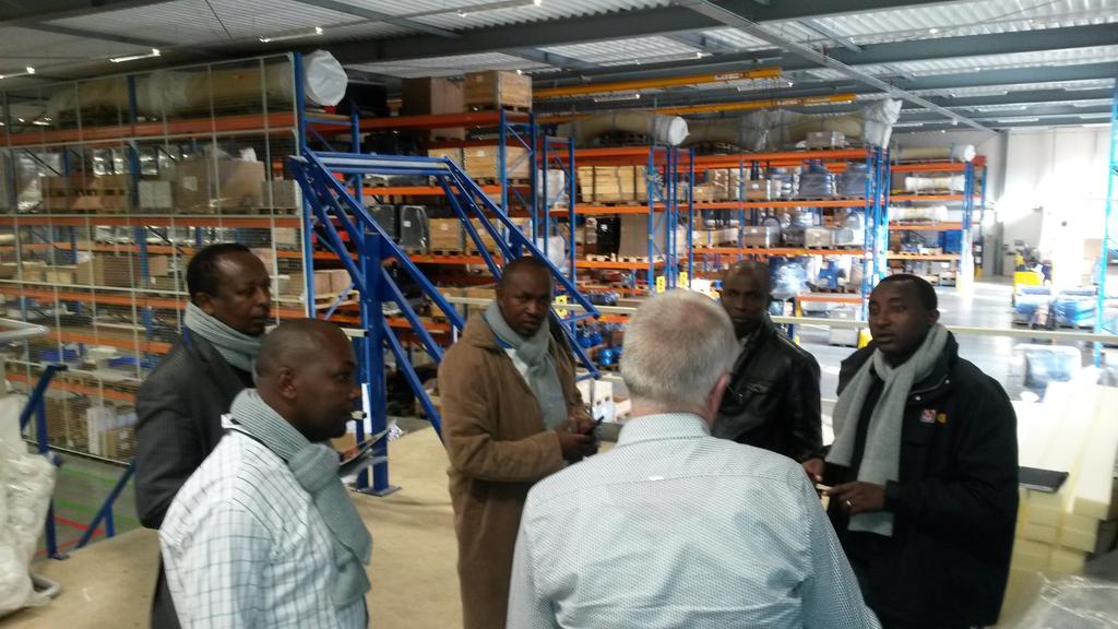 hjvd1982's tweet photo. Second day of @SusWasRwanda exposure visit to the Netherlands. Visit to Vitens store. A vivid learning group, nice! http://t.co/XwHXbPLo3Y