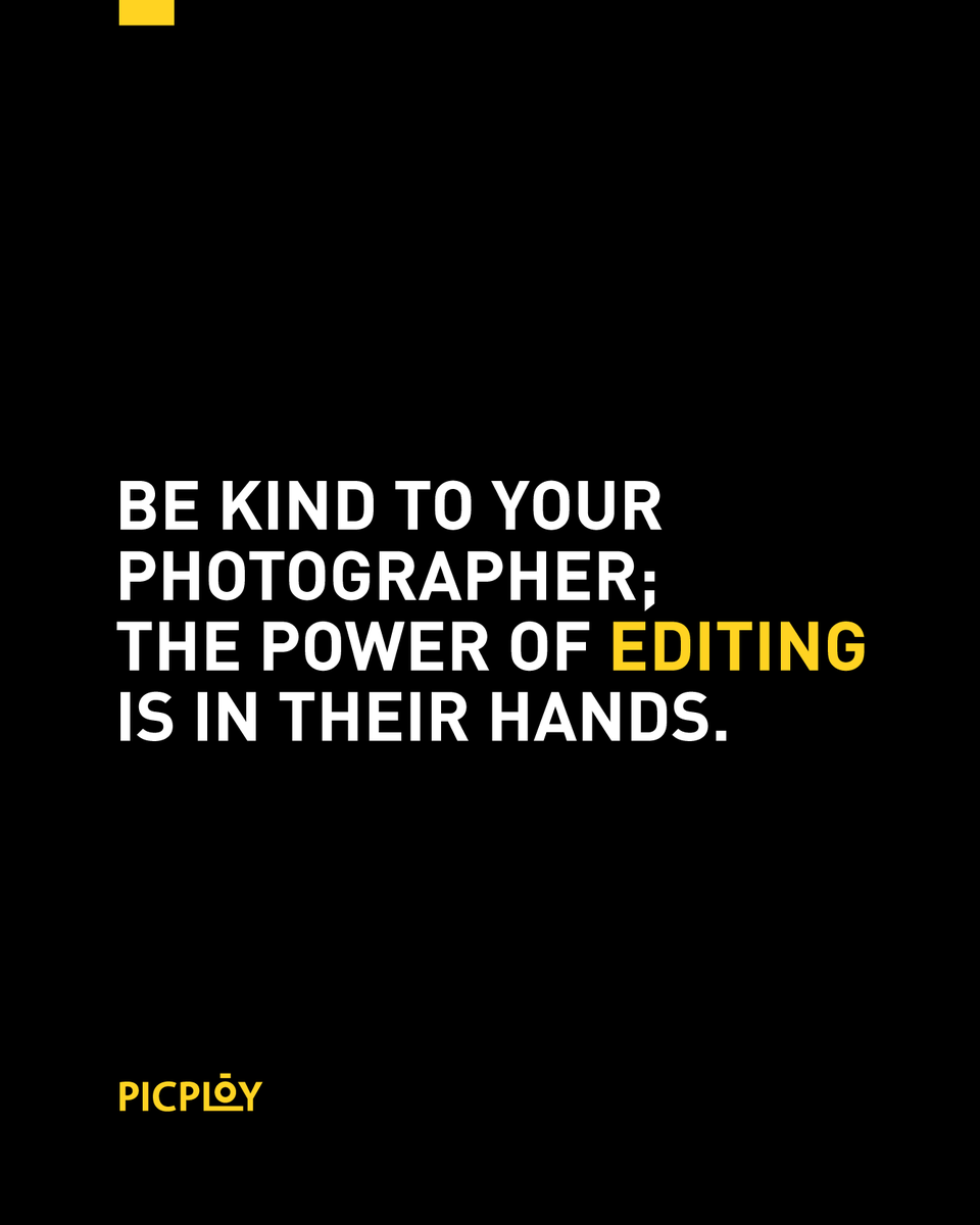 PicPloy's tweet photo. Be Kind to your Photographer; The power of editing is in their hands.
#PicPloy #PicPloyPhotography #Tips #quote http://t.co/xrnW3qM5yI
