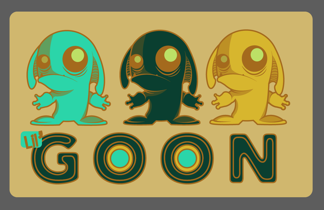 KaylaWalkinshaw's tweet photo. LIL Goon! a new illustration in the spirit of haloween ! #Halloween #october #cute #illustration #monster #lilgoon http://t.co/rwplE01mcX