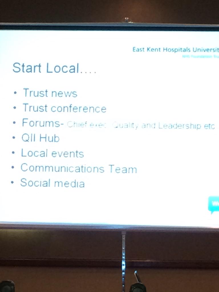 #ekhlead15 how to tell <a href="/EKHUFT/">East Kent Hospitals</a> your innovations in practice #beachangeagent