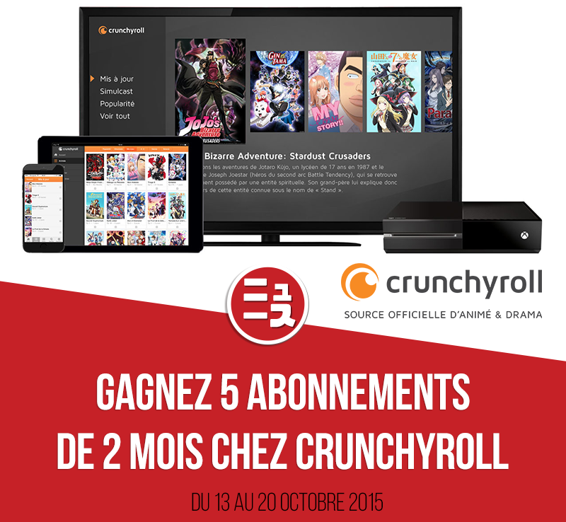 Combien Coute Un Abonnement Crunchyroll Actualité Japon on Twitter: "RT + Follow @Nipponconnexion pour tenter