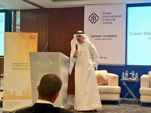 AlawarAbdulla's tweet photo. Today I spoke about #Dubai’s role as a global hub for #IslamicFinance at @DIFC in partnership with #Rasmala http://t.co/hreOUBKgcF