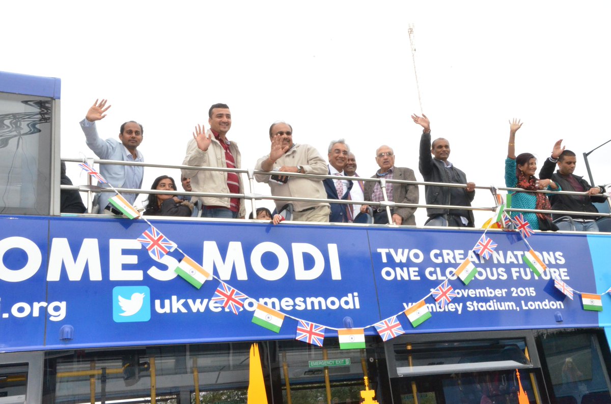 HCI_London's tweet image. #UKWelcomesModi #ModiExpress launched in #London
