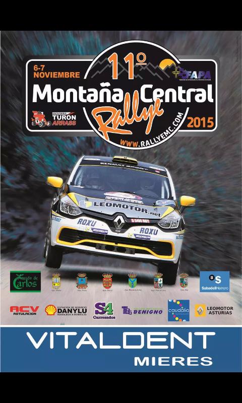 @jandrinlopez y @FranCimaArt son la imagen del Cartel del Rallye Montaña Central 2015. #RallyMC @GrupoLeomotor