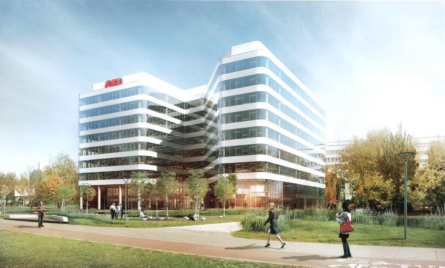 SkanskaProperty's tweet photo. Today we have laid the cornerstone for Axis, our second office building in Krakow http://t.co/lwPSC7Houa http://t.co/wdMLA4mW64