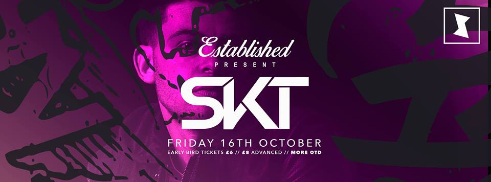 halobournemouth's tweet photo. T H I S 
F R I D A Y
@DJSKT joins the Halo Sessions line up with Established events!
Less than 200 tickets remain! http://t.co/zI2YlWM00y