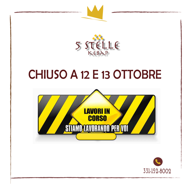 5StellePizza's tweet photo. NOVITA.
Per fare Rinnovamento, Siamo Chiuso 12 e 13 Ottobre. @5StellePizza #camisanovicentino #lavori #corso http://t.co/qjVQlVqoUf