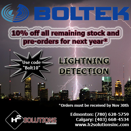 h2solutionsinc's tweet image. 10% Off Boltek Lightning Detection from H2 Solutions #oilandgascanada #lightningdetection #oilandgas @h2solutionsinc