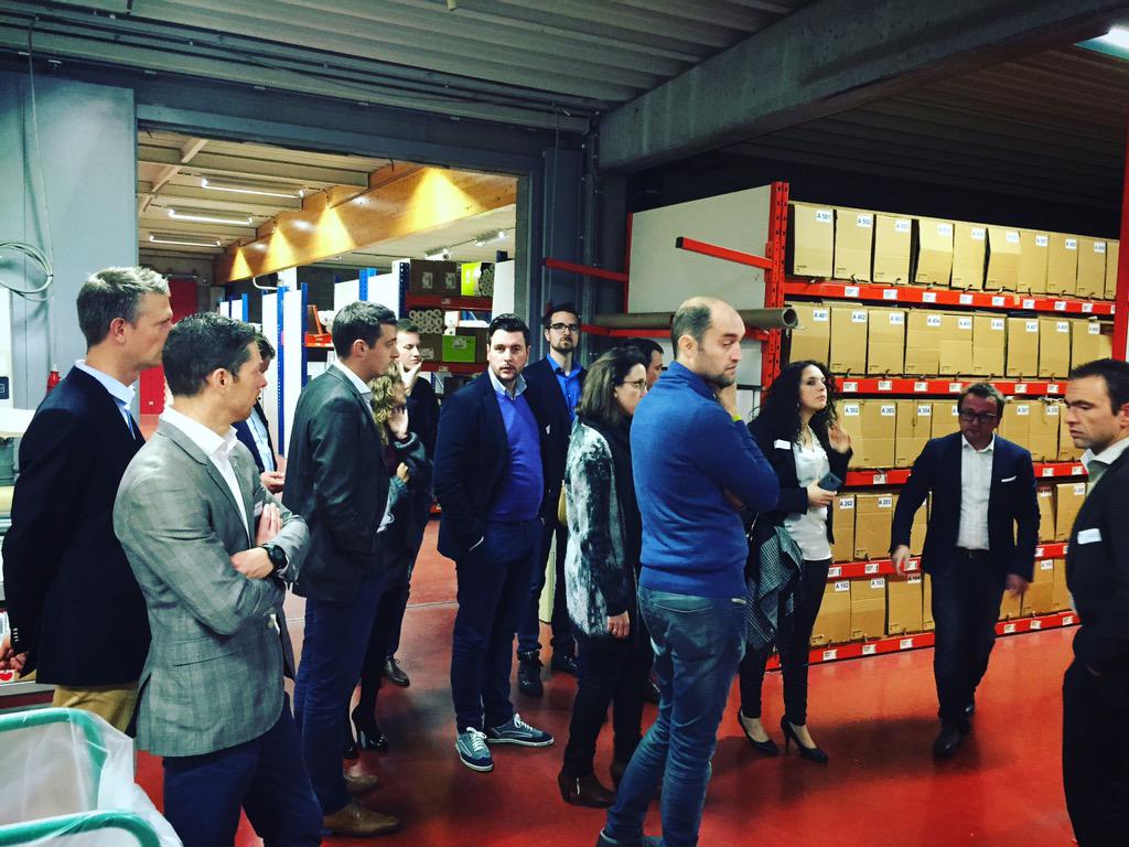 Interessant bedrijfsbezoek bij #arte met veeeeeeel muurdecoratie!