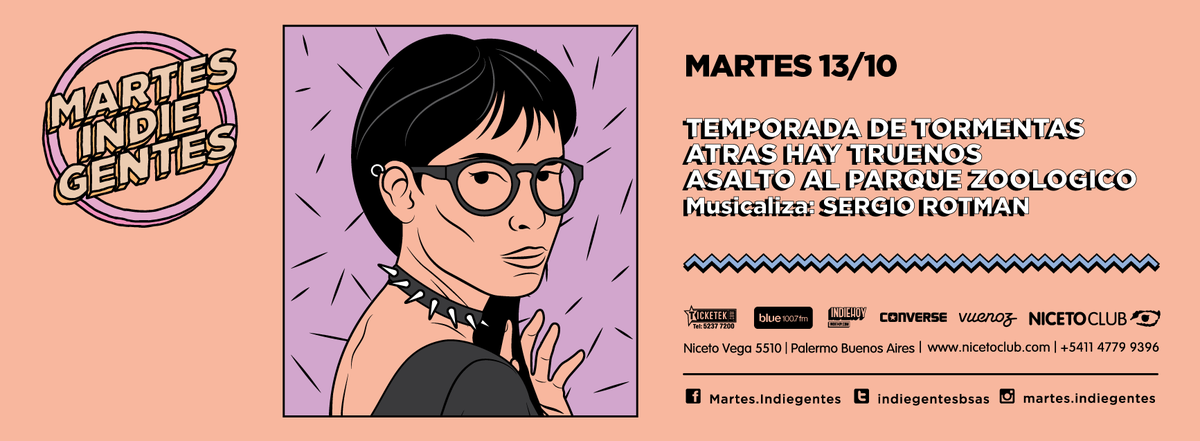 Tenemos un notición para compartir: desde hoy, <a href="/Converse_AR/">Converse</a> se suma
a la familia <a href="/indiegentesbsas/">Martes Indiegentes</a>, en <a href="/NicetoClub/">Niceto Club</a>