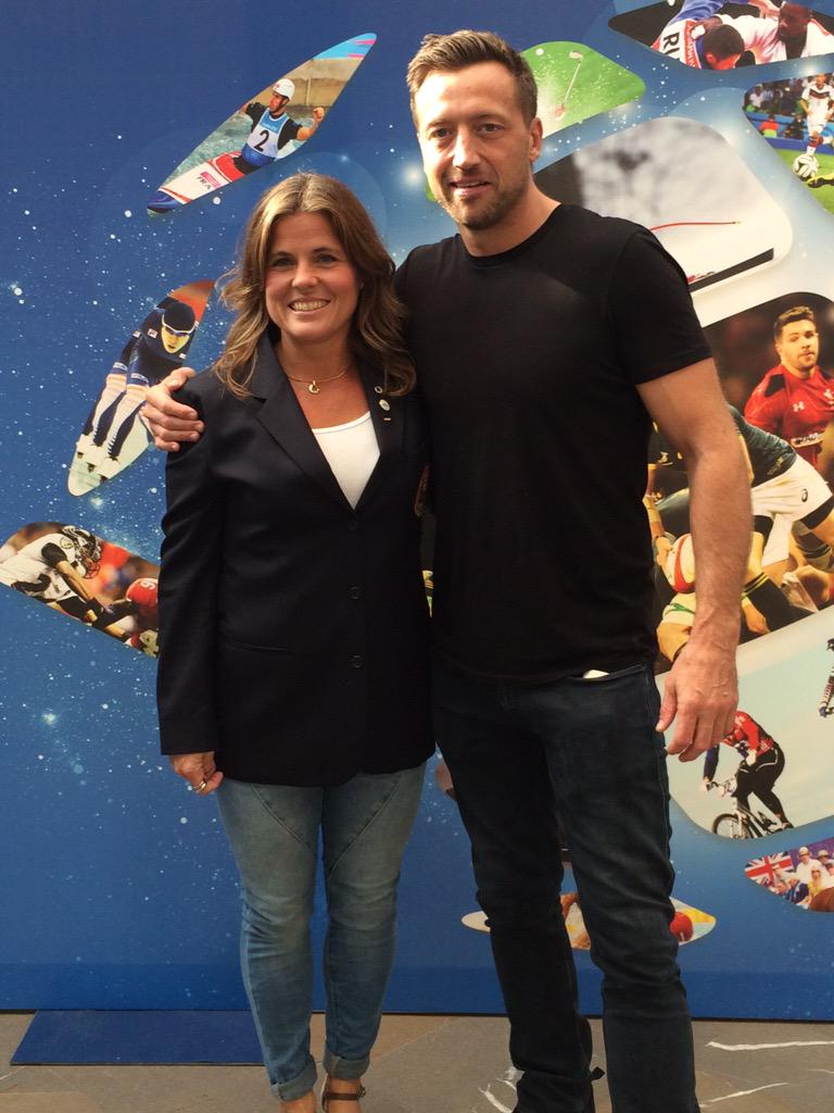 #ChampionsforPeace <a href="/pernillawiberg/">Pernilla Wiberg, OLY</a> and <a href="/darko38/">dan luger</a> help us spread the word at <a href="/sportelmonaco/">SPORTEL</a> #bepartofwhatmatters