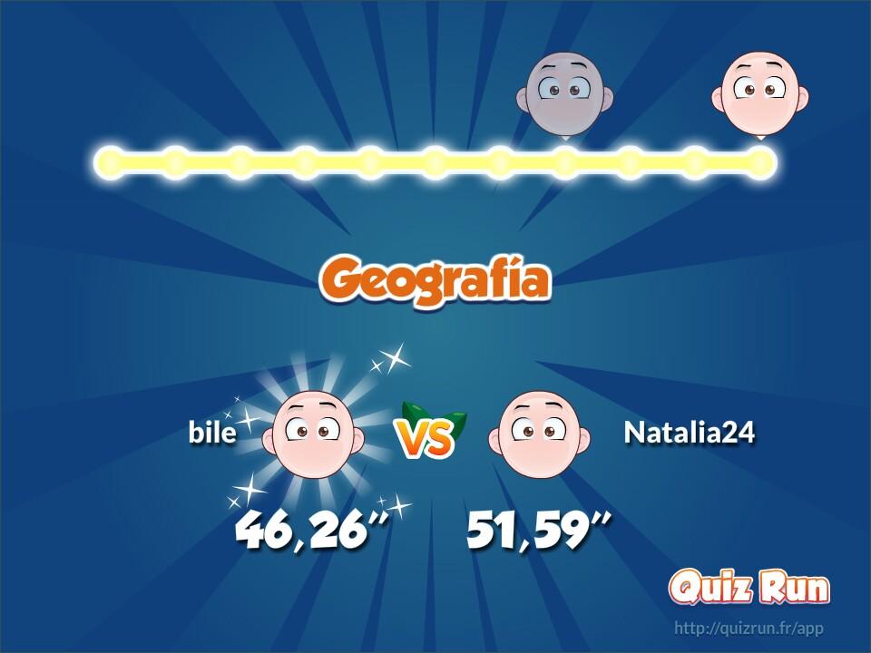 la__bile's tweet image. Derroté a Natalia24 en Quiz Run. Mi usuario es bile quizrun.fr/rnS