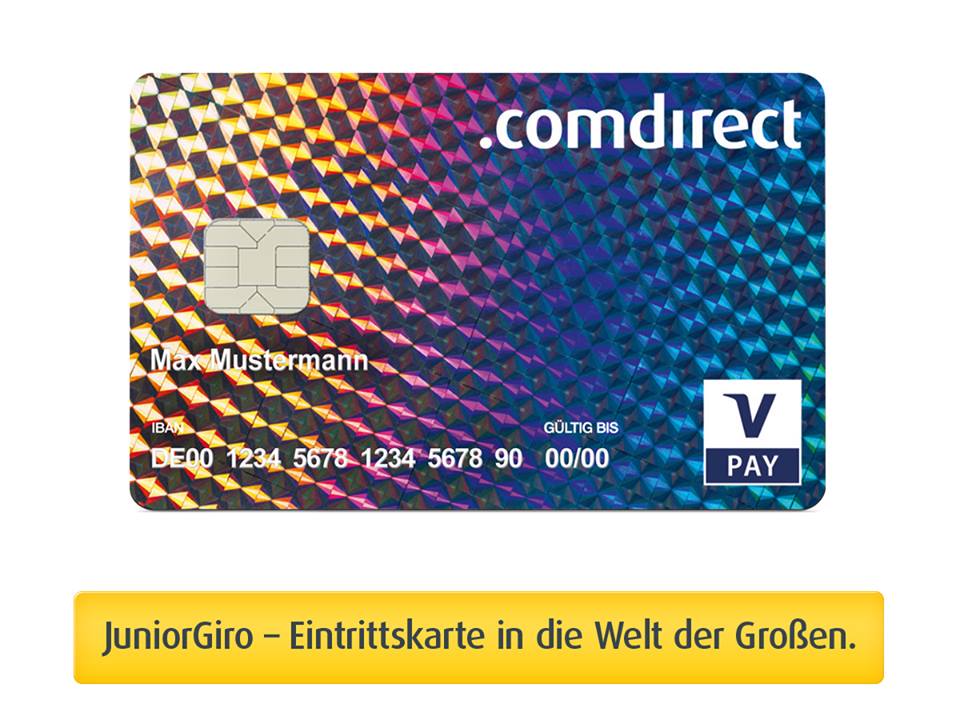 Comdirect Maxfassbrause Die Juniorgiro Karte Hat Dieselben Funktionen Wie Auch Die Girocard Fur Unsere Grossen Kunden Wie Dich Pt