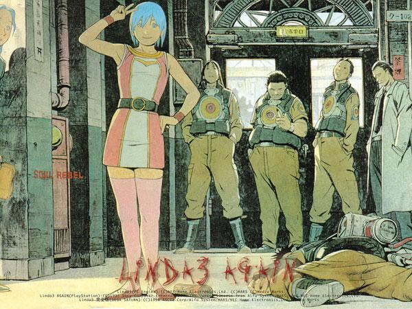 Here is some more artwork for Linda³.