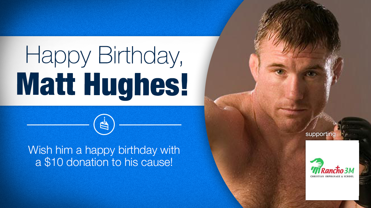 Happy Birthday Wish him a happy birthday with a donation to his cause!  