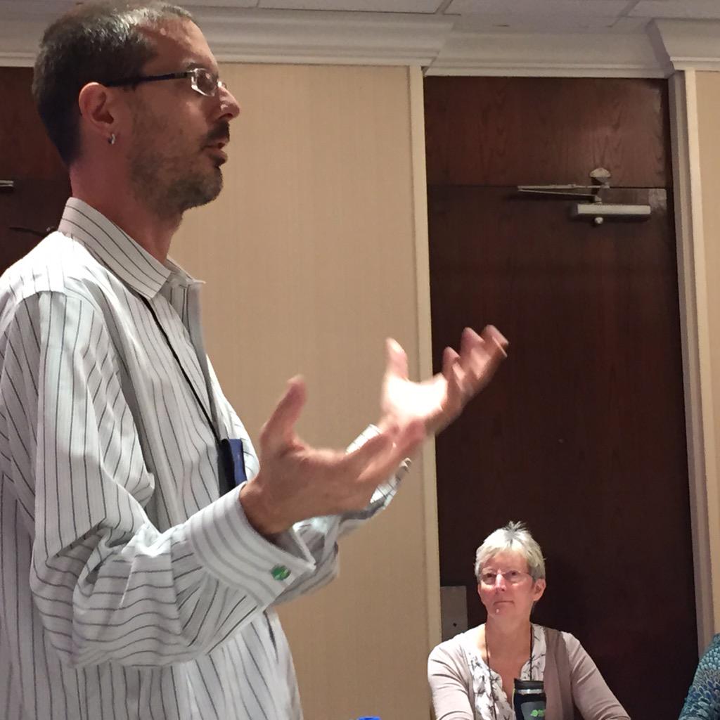 ericliguori's tweet photo. @Trep_Ed rocking #TeachingLean to a packed @NACCE room! #NACCE2015 http://t.co/CvvbLOyCgb