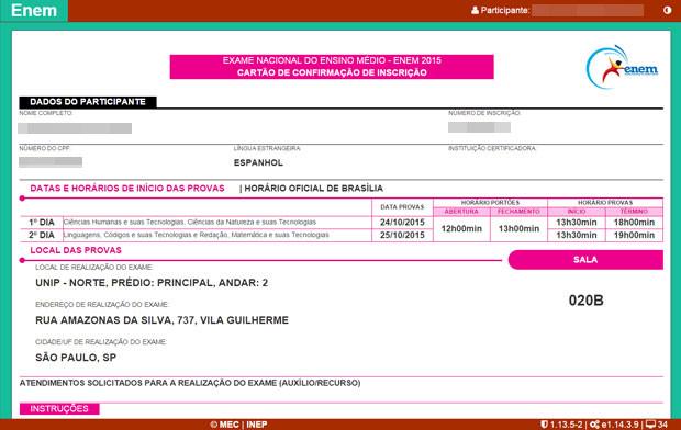 g1's tweet image. Local do #Enem não foi visualizado por quase 40% dos candidatos glo.bo/1Ov8VVh #G1 #Enem2015
