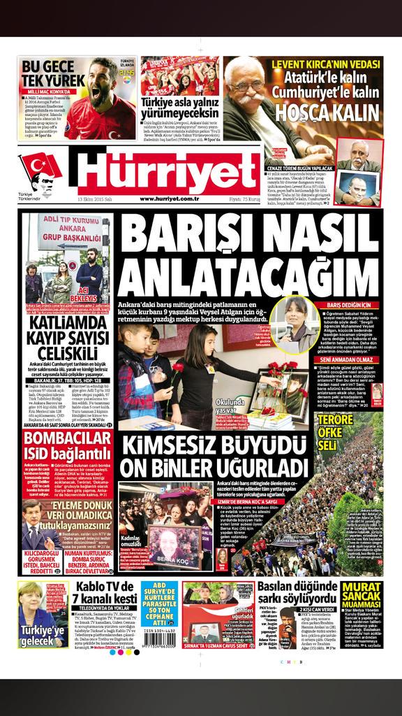 Bakın bakalım şehit haberine ne kadar saygılı bu gazetede