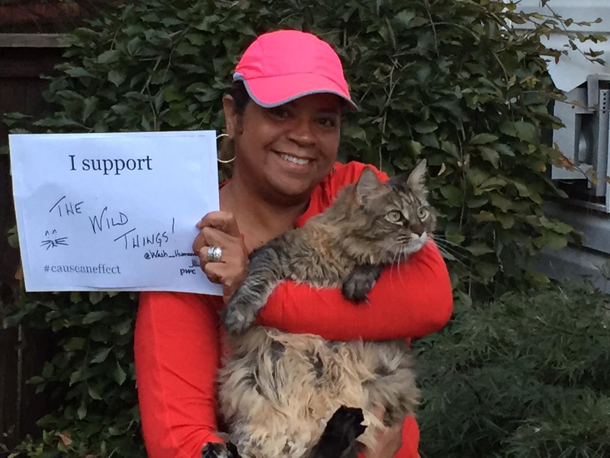 CCokerGibson's tweet image. I support my furry friends @Wash_Humane and aspiring college students through @csncr.  #PwCGives #causeaneffect #PwC