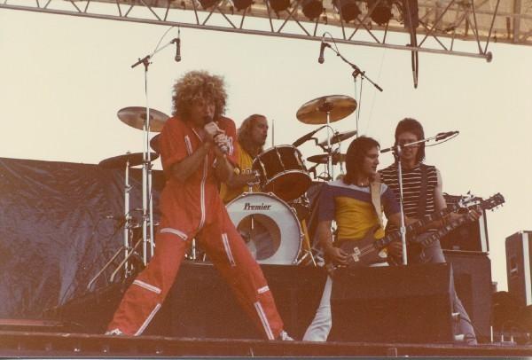 Happy Birthday Sammy Hagar! Vintage shot with Chuck Ruff, Bill Church and Gary Pihl! 