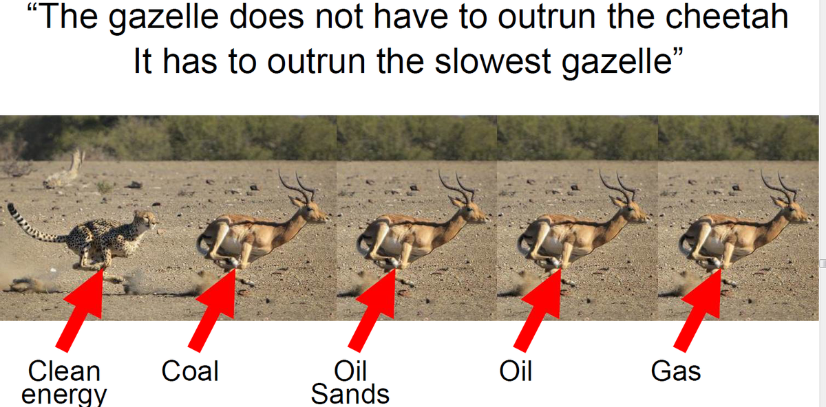 tsrandall's tweet photo. African proverb adapted by @BloombergNEF's @MLiebreich at today's #BNEFSummit: http://t.co/oQcDwvebe6
