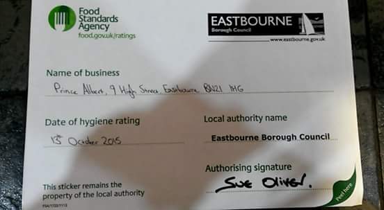 theprincealbert (@prince_albert9) on Twitter photo Look what we recieved today ☺ #foodhygienerating5 #Eastbourne #theprincealbert #gastropub <a href="/EastbourneBC/">Eastbourne BC</a> Look what we recieved today ☺ #foodhygienerating5 #Eastbourne #theprincealbert #gastropub <a href="/EastbourneBC/">Eastbourne BC</a>