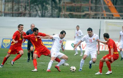 Macedonia vs. Montenegro in 2010; photo: novamakedonija.com.mk