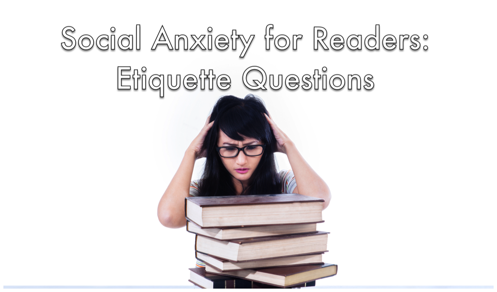 BookRiot's tweet photo. .@NicoleFroio on the bookish etiquette questions that arise when you have social anxiety:  http://t.co/ydDVcyIPva http://t.co/DYDCG64w6s