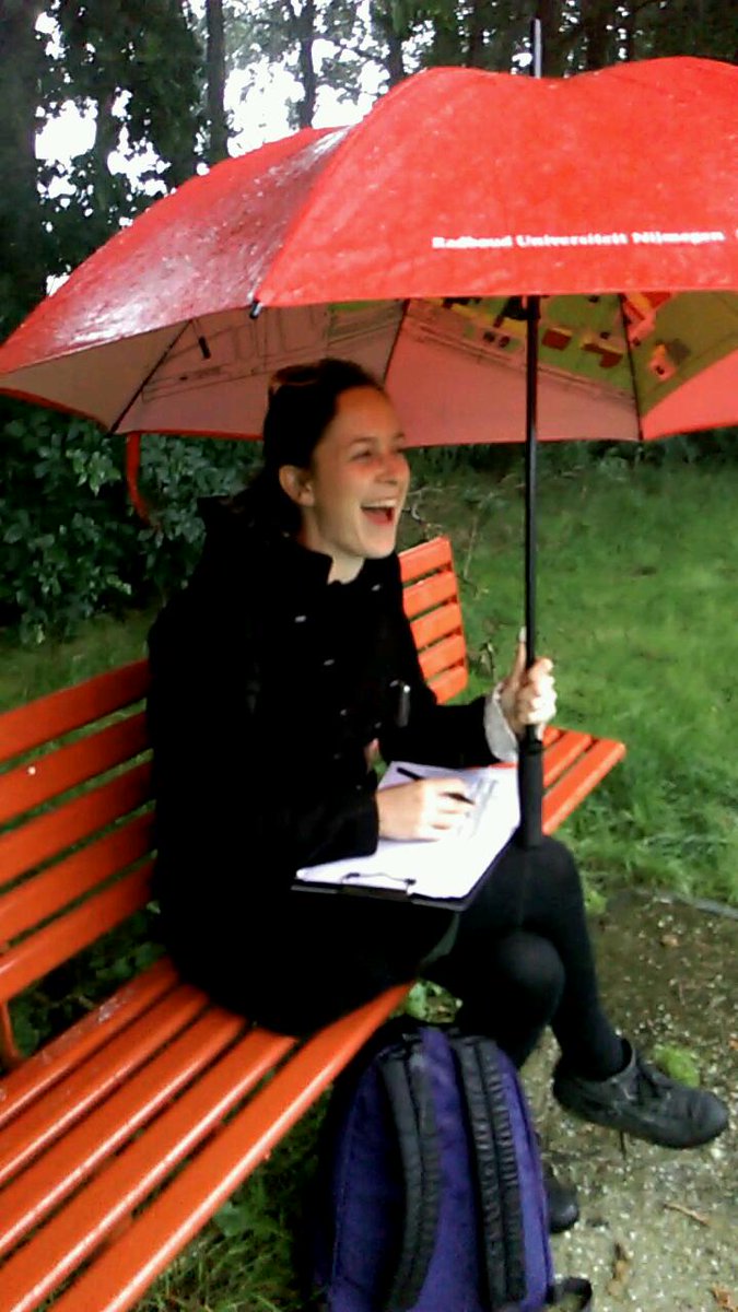 db_gedrag's tweet image. We laten ons niet tegenhouden door regen! #gedragsverandering #observeren