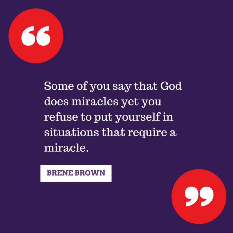 AlyHathcock's tweet photo. Do we #fear truly having #belief in the power of a #miracle? #Catalyst15 @BreneBrown http://t.co/e6DkMrtNtf
