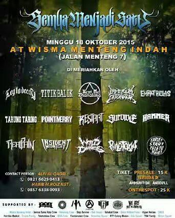 Hey kids!18 okt kmbali bareng <a href="/TarungTaring/">TarungTaring</a> <a href="/legtodecayHC/">LEG TO DECAY</a> @TITIKxBALIK kita bkal main sore hari,sampai jumpa!