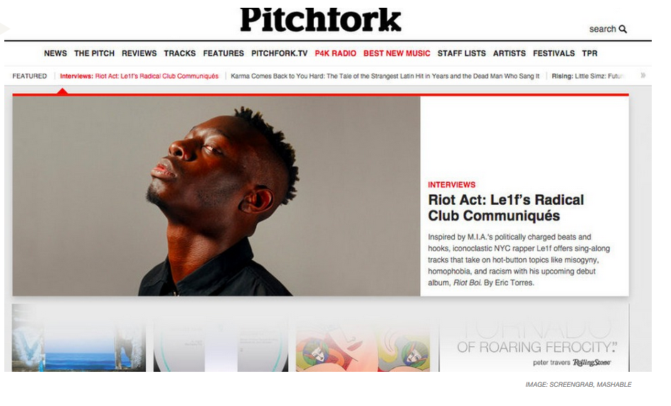copromote's tweet photo. Condé Nast buys Pitchfork Media to get all those 'millennial males' http://t.co/4MqkZdZTL5 http://t.co/gPFQ29NXMP