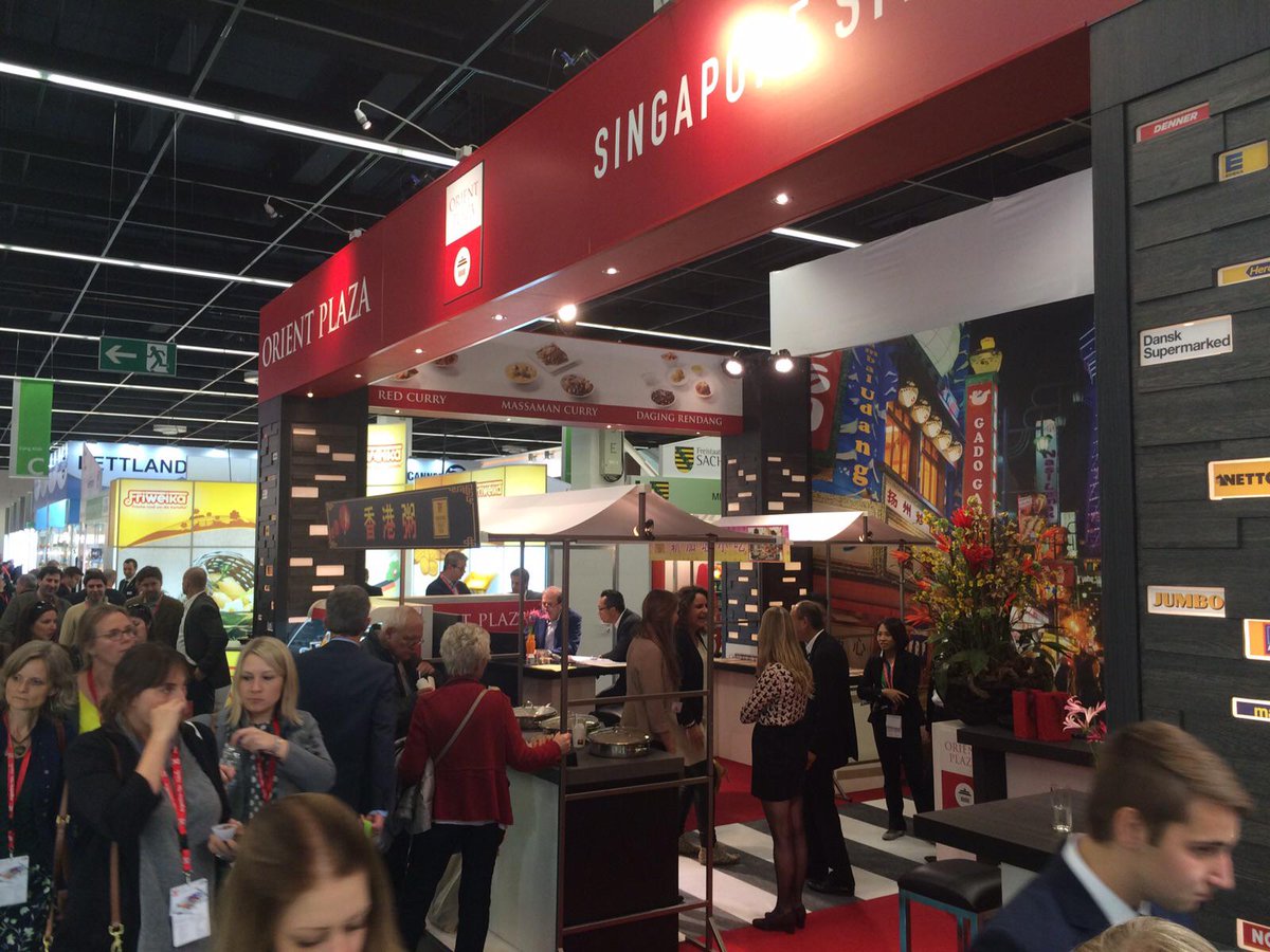 Groetjes van Orient Plaza's zusje Plaza Foods uit de Anuga beurs in Keulen! #tastethefuture
