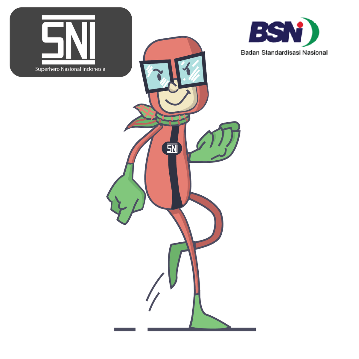 Superhero Nasional Indonesia #MaskotSNI <a href="/kdri/">Kementerian Desain</a> dan <a href="/bsn_sni/">Badan Standardisasi Nasional (BSN)</a>