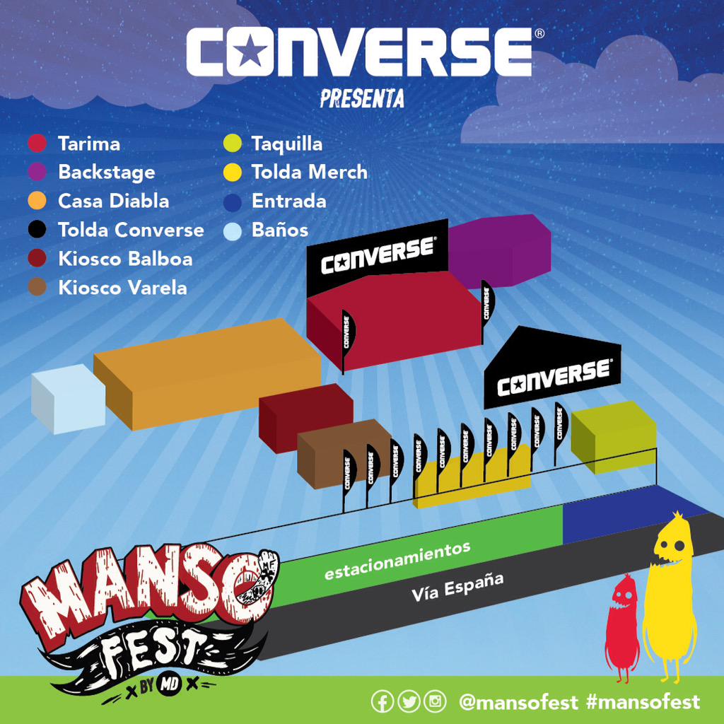 Vive #mansofest  este sábado 17 de octubre desde las 12 medio día gracias <a href="/ConversePanama/">Converse Panama</a> y <a href="/mix979/">Mix 97.9</a>