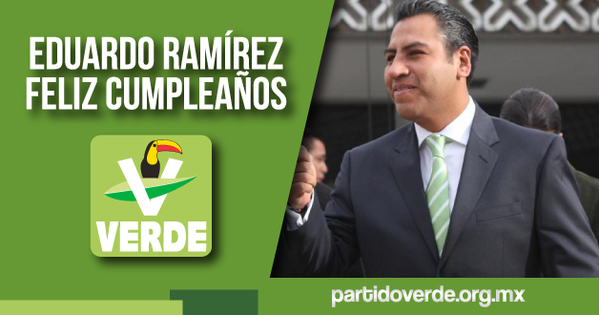 Felicitamos a nuestro amigo Dip. ramirezlalo_ de PVEM_Chiapas con motivo de su cumpleaños. ¡Enhorabuena!