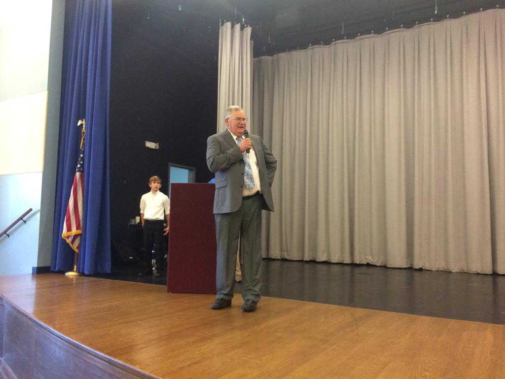 Celebrating 20 years at EAST Night Out! Thank you Mr.Tim Stevenson and Mr. Bill Zellner!