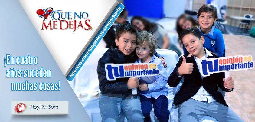 ¡En cuatro años suceden muchas cosas... en #AQueNoMeDejas​!
 Revive el capítulo de ayer >>bit.ly/1N9MqCd RT