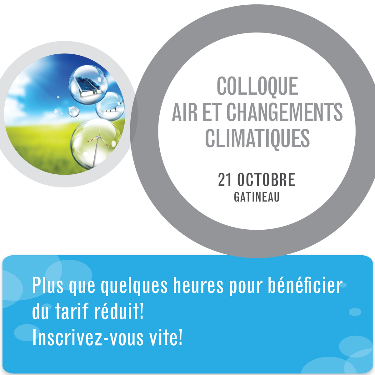 Colloque Air et Changements climatiques: enjeux, innovations, restez informés des actualités du secteur #mardiDD