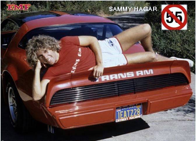 Happy Birthday Sammy Hagar, who is 68 today, nice Trans Am.. Yours? 